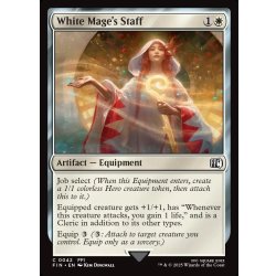画像1: 【ENG】「白魔術士」の杖/White Mage's Staff[MTG_FIN_0042_C]