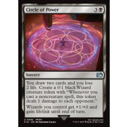 画像1: 【ENG】黒魔紋の力/Circle of Power[MTG_FIN_0092_U]