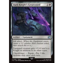 画像1: 【ENG】「暗黒騎士」の両手剣/Dark Knight's Greatsword[MTG_FIN_0095_U]