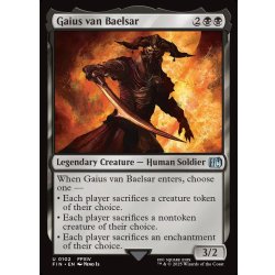 画像1: 【ENG】ガイウス・ヴァン・バエサル/Gaius van Baelsar[MTG_FIN_0102_U]