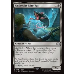 画像1: 【ENG】地下水路のウェアラット/Undercity Dire Rat[MTG_FIN_0123_C]