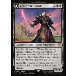 画像1: 【ENG】ゼノス・イェー・ガルヴァス/超越せし者、神龍/Zenos yae Galvus/Shinryu, Transcendent Rival[MTG_FIN_0127_R]