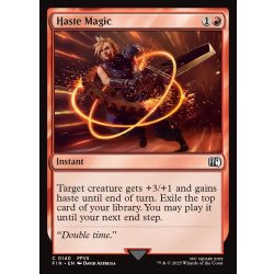 画像1: 【ENG】加速魔法「ヘイスト」/Haste Magic[MTG_FIN_0140_C]
