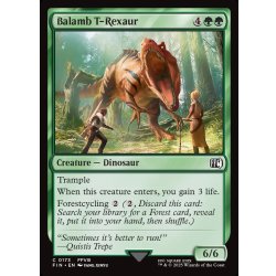 画像1: 【ENG】バラムのアルケオダイノス/Balamb T-Rexaur[MTG_FIN_0173_C]