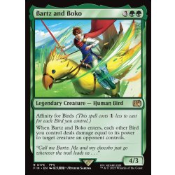 画像1: 【ENG】バッツとボコ/Bartz and Boko[MTG_FIN_0175_R]