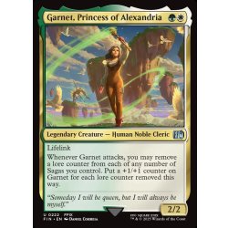 画像1: 【ENG】アレクサンドリアの王女、ガーネット/Garnet, Princess of Alexandria[MTG_FIN_0222_U]
