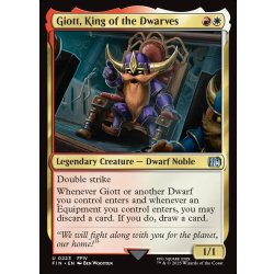 画像1: 【ENG】ドワーフの王、ジオット/Giott, King of the Dwarves[MTG_FIN_0223_U]