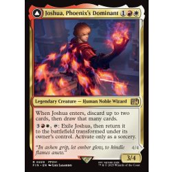 画像1: 【ENG】フェニックスのドミナント、ジョシュア/火の召喚獣、フェニックス/Joshua, Phoenix's Dominant/Phoenix, Warden of Fire[MTG_FIN_0229_R]
