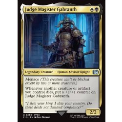画像1: 【ENG】ジャッジマスター、ガブラス/Judge Magister Gabranth[MTG_FIN_0230_U]