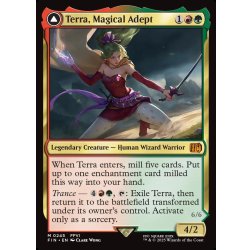 画像1: 【ENG】魔導戦士、ティナ/幻獣の血を引く少女、ティナ/Terra, Magical Adept/Esper Terra[MTG_FIN_0245_M]