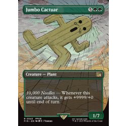 画像1: 【ENG】■ボーダーレス■ジャボテンダー/Jumbo Cactuar[MTG_FIN_0343_R]