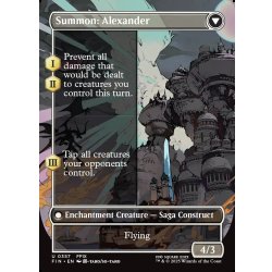 画像2: 【ENG】■ボーダーレス■封印の宝珠/召喚：アレクサンダー/Crystal Fragments/Summon: Alexander[MTG_FIN_0357_U]