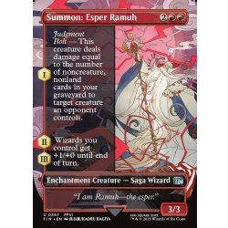 画像1: 【ENG】■ボーダーレス■召喚：幻獣ラムウ/Summon: Esper Ramuh[MTG_FIN_0367_U]