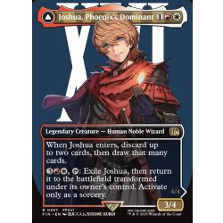 画像1: 【ENG】■ボーダーレス■フェニックスのドミナント、ジョシュア/火の召喚獣、フェニックス/Joshua, Phoenix's Dominant/Phoenix, Warden of Fire[MTG_FIN_0397_R]