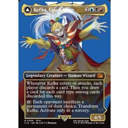 画像1: 【ENG】■ボーダーレス■人造魔導士、ケフカ/破壊の化身、ケフカ/Kefka, Court Mage/Kefka, Ruler of Ruin[MTG_FIN_0398_M]