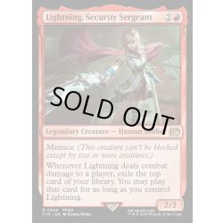 画像1: 【ENG】刃向かう者、ライトニング/Lightning, Security Sergeant[MTG_FIN_0560_R]