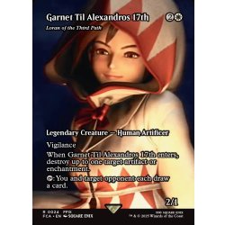 画像1: 【ENG】ガーネット・ティル・アレクサンドロス17世/Garnet Til Alexandros 17th [MTG_FCA_0024_R]
