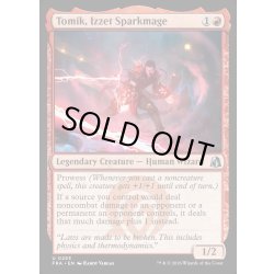 画像1: 【ENG】イゼットの火花魔道士、トミク/Tomik, Izzet Sparkmage[MTG_FRA_0253_U]