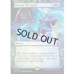 画像1: 【ENG】★Sculptor's Stronghold Card★灯を委ねる/Entrust the Spark[MTG_FRA_0350_R]