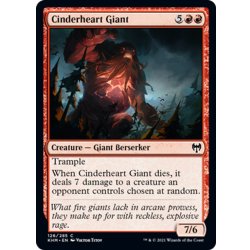 画像1: 【ENG】燃え心臓の巨人/Cinderheart Giant[MTG_KHM_126Ｃ]