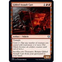 画像1: 【ENG】金の突撃車/Gilded Assault Cart[MTG_KHM_390Ｕ]