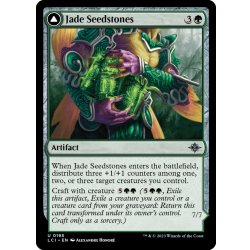 画像1: 【ENG】翡翠の種石/Jade Seedstones/翡翠心の従者/Jadeheart Attendant[MTG_LCI_195U]