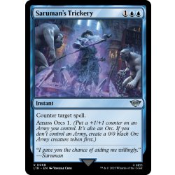 画像1: 【ENG】サルマンの策略/Saruman's Trickery[MTG_LTR_0068U]