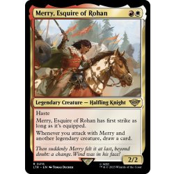 画像1: 【ENG】ローハン王家の小姓、メリー/Merry, Esquire of Rohan[MTG_LTR_0215R]