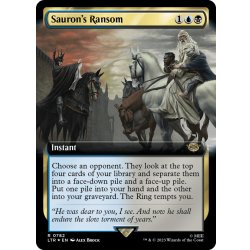 画像1: 【ENG】★サージFoil★サウロンの交換条件/Sauron's Ransom[MTG_LTR_0782R]