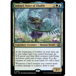 画像1: 【ENG】ザルファーの声、ジョルレイル/Jolrael, Voice of Zhalfir[MTG_MAT_0033R]