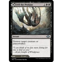 画像1: 【ENG】不敬者破り//致命的なぬかるみ/Fell the Profane//Fell Mire[MTG_MH3_0244_U]