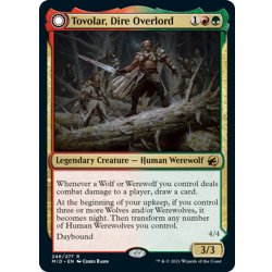 画像1: 【ENG】不吉な首領、トヴォラー/深夜の災い魔、トヴォラー/Tovolar, Dire Overlord/Tovolar, the Midnight Scourge[MTG_MID_246R]