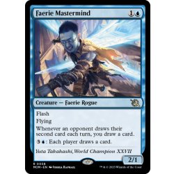 画像1: 【ENG】フェアリーの黒幕/Faerie Mastermind[MTG_MOM_0058R]