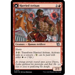画像1: 【ENG】悩まされる職工//ファイレクシアの空剥ぎ/Harried Artisan//Phyrexian Skyflayer[MTG_MOM_0143U]