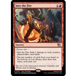 画像1: 【ENG】炎の中へ/Into the Fire[MTG_MOM_0144R]