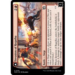 画像1: 【ENG】レガーサへの侵攻//業火の信奉者/Invasion of Regatha//Disciples of the Inferno[MTG_MOM_0148U]