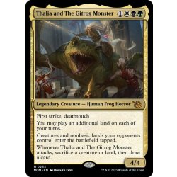 画像1: 【ENG】★Foil★サリアとギトラグの怪物/Thalia and The Gitrog Monster[MTG_MOM_0255M]