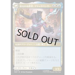 画像2: 【JPN】ティ・チャラ王//揺るがぬ希望、ブラックパンサー/King T'Challa//Black Pancer, Hope Enduring[MTG_MSH_0219_M]