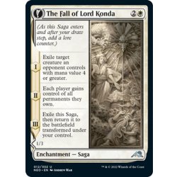 画像1: 【ENG】君主今田の凋落/The Fall of Lord Konda//今田の断片/Fragment of Konda[MTG_NEO_012U]