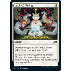 画像1: 【ENG】開運の供物/Lucky Offering[MTG_NEO_027C]