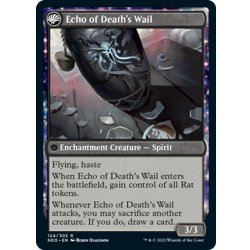 画像2: 【ENG】崩老卑への貢納/Tribute to Horobi//死者の嘆きの残響/Echo of Death's Wail[MTG_NEO_124R]