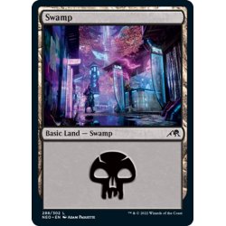 画像1: 【ENG】沼/Swamp[MTG_NEO_288L]
