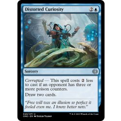 画像1: 【ENG】歪められた好奇心/Distorted Curiosity[MTG_ONE_046U]