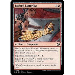 画像1: 【ENG】逆棘の叩拳/Barbed Batterfist[MTG_ONE_121C]