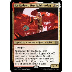 画像1: 【ENG】最初の黄金守護、ジョー・カディーン/Jor Kadeen, First Goldwarden[MTG_ONE_203R]