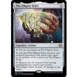 画像1: 【ENG】金線の酒杯/The Filigree Sylex[MTG_ONE_227R]