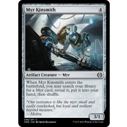 画像1: 【ENG】マイアの同族鍛冶/Myr Kinsmith[MTG_ONE_236C]