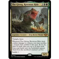 画像1: 【ENG】貪欲な乗りもの、ギトラグ/The Gitrog, Ravenous Ride[MTG_OTJ_0206_M]