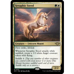 画像1: 【ENG】熾天使の馬/Seraphic Steed[MTG_OTJ_0232_R]
