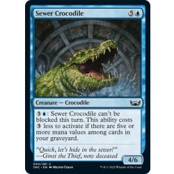 画像1: 【ENG】下水クロコダイル/Sewer Crocodile[MTG_SNC_060C]